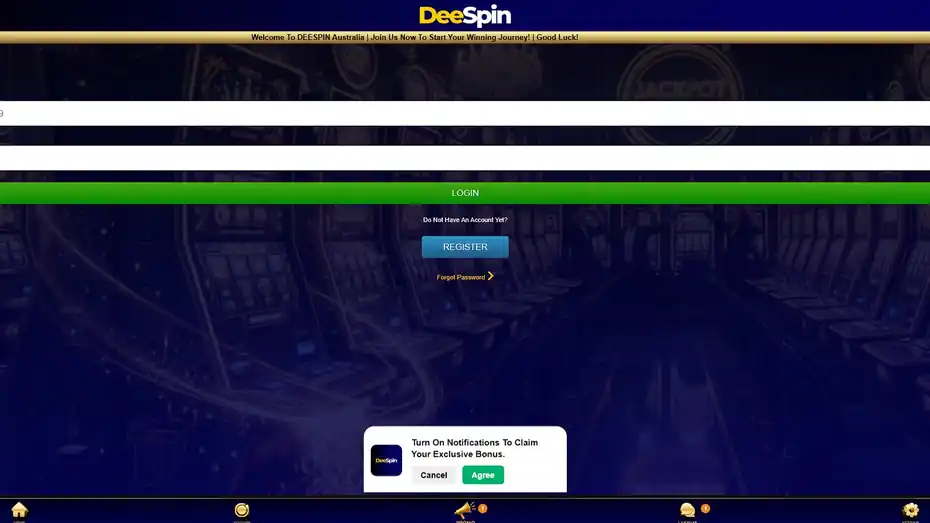 Deespin Casino Login