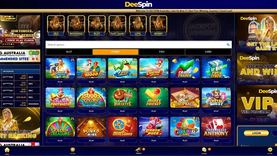 Deespin Slots Australia